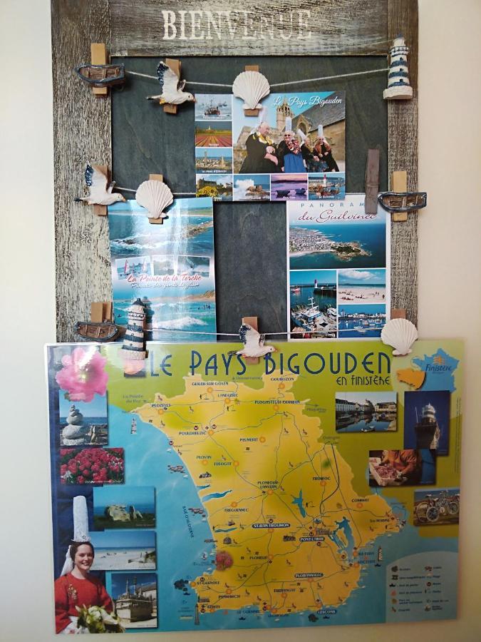 La Rose Des Mers Tréffiagat Esterno foto