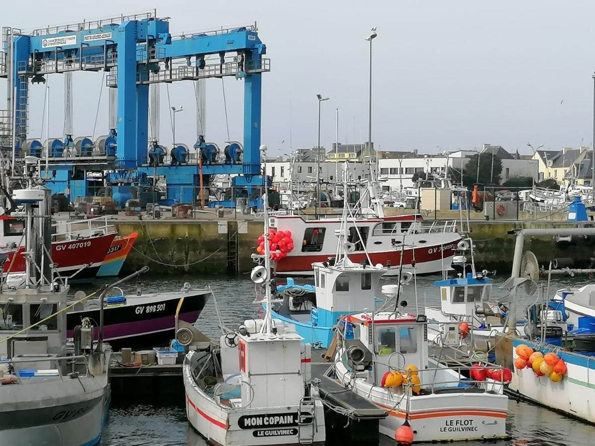 La Rose Des Mers Tréffiagat Esterno foto